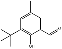 3-(叔丁基)-2-羟基-5-甲基苯甲醛 结构式