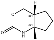 Cyclopent[d][1,3]oxazin-2(1H)-one, hexahydro-7a-methyl-, (4aR,7aS)-rel- (9CI) 结构式
