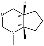 Cyclopent[d][1,3]oxazine, octahydro-1,7a-dimethyl-, (4aR,7aS)-rel- (9CI) 结构式