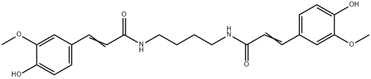 双阿魏酰氨基丁烷 结构式