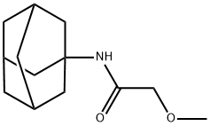 1-(Methoxyacetylamino) Adamantane (MAAA) 结构式
