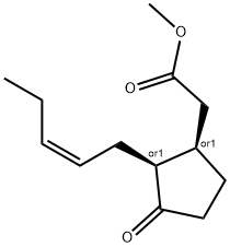 Cyclopentaneacetic acid, 3-oxo-2-(2-pentenyl)-methyl ester, [1-alpha, 2-alpha (Z)] 结构式