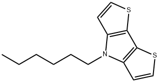 4-Hexyl-4H-dithieno[3,2-b:2',3'-d]pyrrole)-dione 结构式