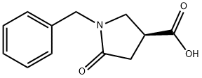 (S)-1-苄基-5-氧代吡咯烷-3-羧酸 结构式