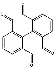 [1,1'-BIPHENYL]-2,2',6,6'-TETRACARBOXALDEHYDE 结构式