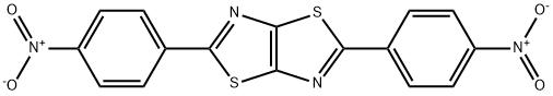 2,5-bis(4-nitrophenyl)[1,3]thiazolo[5,4-d][1,3]thiazole 结构式