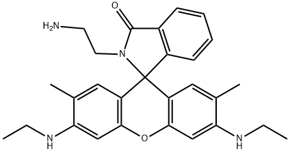 N-(罗丹明-6G)内酰胺乙二胺 结构式