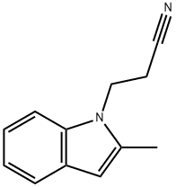 1H-Indole-1-propanenitrile, 2-methyl- 结构式