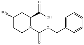 (2S,4S)-1-(Benzyloxycarbonyl)-4-Hydroxypiperidine-2-Carboxylic Acid(WX610029) 结构式