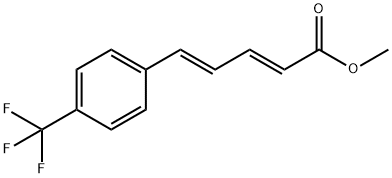 2,4-Pentadienoic acid, 5-[4-(trifluoromethyl)phenyl]-, methyl ester, (2E,4E)- 结构式