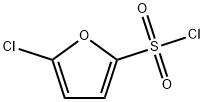 5-氯呋喃-2-磺酰氯 结构式