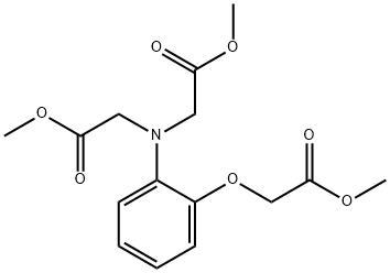 APTRA trimethyl ester [2-(Carbomethoxy)-methoxy-N,N-bis((carbomethoxy)methyl)aniline] 结构式