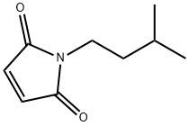 1-(3-甲基丁基)-2,5-二氢-1H-吡咯-2,5-二酮 结构式