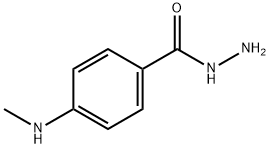 Benzoic acid, 4-(methylamino)-, hydrazide 结构式