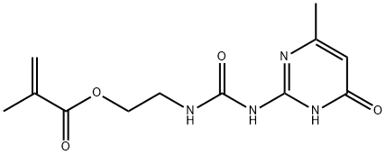 2-Propenoic acid, 2-methyl-, 2-[[[(1,6-dihydro-4-methyl-6-oxo-2-pyrimidinyl)amino]carbonyl]amino]ethyl ester 结构式