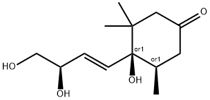 6,9,10-三羟基-7-巨豆烯-3-酮 结构式