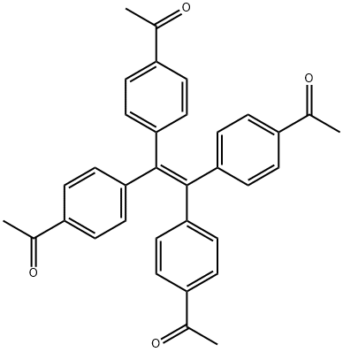 Ethanone, 1,1',1'',1'''-(1,2-ethenediylidenetetra-4,1-phenylene)tetrakis- (9CI) 结构式