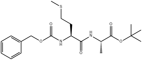 (S)-叔-丁基 2-((S)-2-(((苄氧基)羰基)氨基)-4-(甲硫基)丁酰氨基)丙酯 结构式