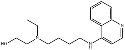 Ethanol, 2-[ethyl[4-(4-quinolinylamino)pentyl]amino]- 结构式