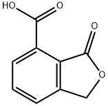 3-氧代-1,3-二氢异苯并呋喃-4-羧酸 结构式