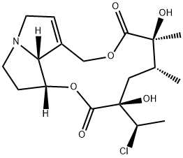 夾可寧 结构式