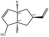 1-Pentalenol, 5-ethenyl-1,3a,4,5,6,6a-hexahydro-, (3aR,5R,6aR)-rel- (9CI) 结构式