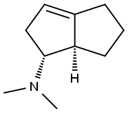 1-Pentalenamine,1,2,4,5,6,6a-hexahydro-N,N-dimethyl-,(1R,6aR)-rel-(9CI) 结构式