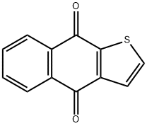 Naphtho[2,3-b]thiophene-4,9-dione 结构式