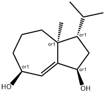 1,7-Azulenediol, 1,2,3,3a,4,5,6,7-octahydro-3a-methyl-3-(1-methylethyl)-, (1R,3S,3aS,7S)-rel- (9CI) 结构式
