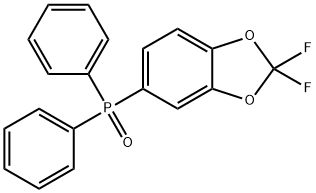 Phosphine oxide, (2,2-difluoro-1,3-benzodioxol-5-yl)diphenyl- 结构式