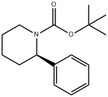 1-Piperidinecarboxylic acid, 2-phenyl-, 1,1-dimethylethyl ester, (2R)- 结构式