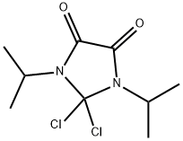 4,5-Imidazolidinedione, 2,2-dichloro-1,3-bis(1-methylethyl)- 结构式