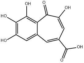 Purpurogallincarboxylic acid 结构式