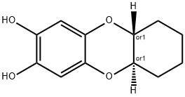 Dibenzo[b,e][1,4]dioxin-2,3-diol, 5a,6,7,8,9,9a-hexahydro-, (5aR,9aR)-rel- (9CI) 结构式