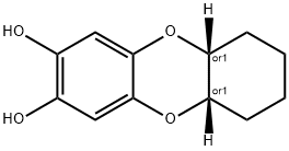 Dibenzo[b,e][1,4]dioxin-2,3-diol, 5a,6,7,8,9,9a-hexahydro-, (5aR,9aS)-rel- (9CI) 结构式