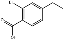 2-溴-4-乙基苯甲酸 结构式