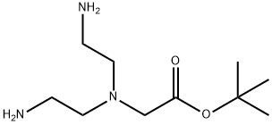 Glycine, N,N-bis(2-aminoethyl)-, 1,1-dimethylethyl ester 结构式