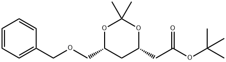 2,4-Dideoxy-3,5-O-(1-Methylethylidene)-6-O-(phenylMethyl)-L-threo-hexonic Acid tert-Butyl Ester 结构式