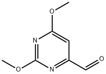 2,6-二甲氧基嘧啶-4-甲醛 结构式