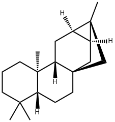 6a,8-Methano-6aH-cyclopropa[b]phenanthrene, tetradecahydro-4,4,7a,9b-tetramethyl-, (4aR,6aS,7aR,8S,8aR,9aR,9bR)- 结构式