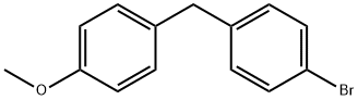 Benzene, 1-bromo-4-[(4-methoxyphenyl)methyl]- 结构式