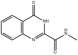 N-methyl-4-oxo-3,4-dihydroquinazoline-2-carboxa
mide 结构式