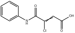 2-Butenoic acid, 3-chloro-4-oxo-4-(phenylamino)- 结构式