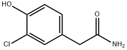 Benzeneacetamide, 3-chloro-4-hydroxy- 结构式