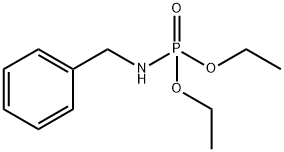 Phosphoramidic acid, N-(phenylmethyl)-, diethyl ester 结构式