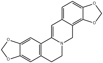 4H-Bis[1,3]benzodioxolo[5,6-a:4',5'-g]quinolizine, 6,7-dihydro- 结构式