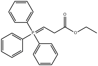 Propanoic acid, 3-(triphenylphosphoranylidene)-, ethyl ester 结构式