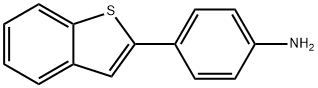 4-苯并[B]噻吩-2-基苯胺 结构式