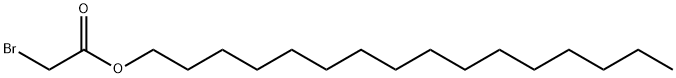 2-溴乙酸十六酯 结构式