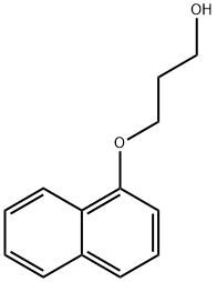 3-(萘烯-1-基氧)丙-1-醇 结构式